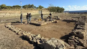 Crotone / campagna di scavi al Parco archeologico di Capo Colonna nell’area dell’edificio B